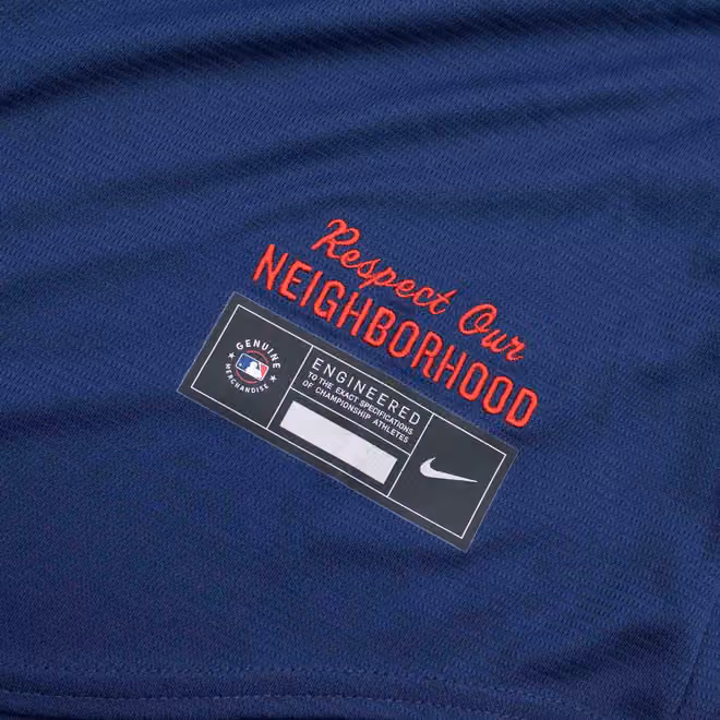 Chicago Cubs Nike City Connect MLB Jersey Navy view 4