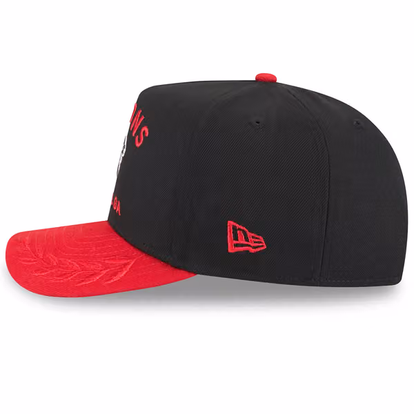 Atlanta Falcons 2025 NFL Draft New Era 9FIFTY A-Frame Snapback Cap Black view 5