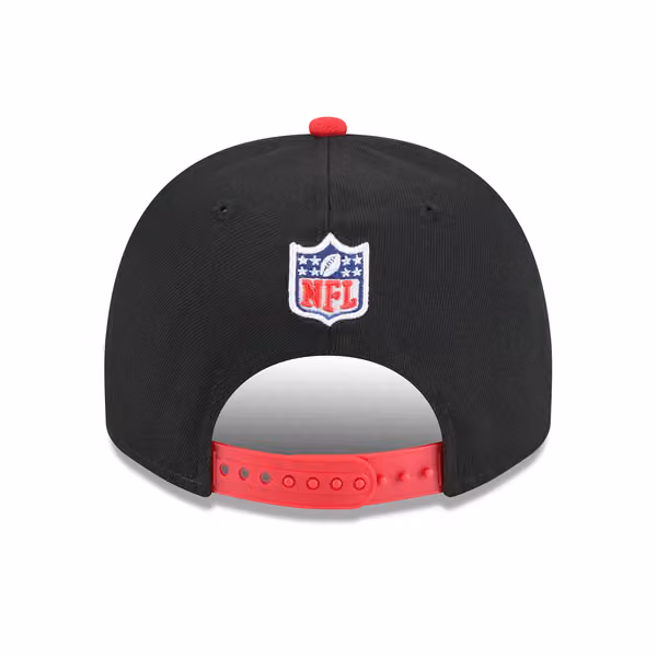 Atlanta Falcons 2025 NFL Draft New Era 9FIFTY A-Frame Snapback Cap Black view 2