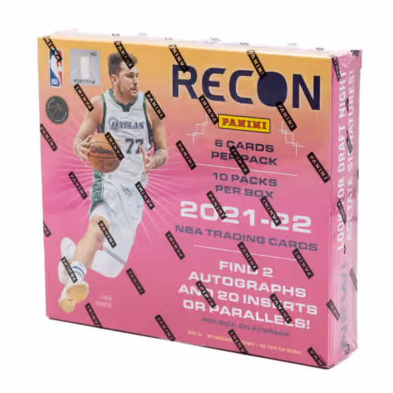 2021/22 Panini Recon Basketball NBA Hobby Box view 1