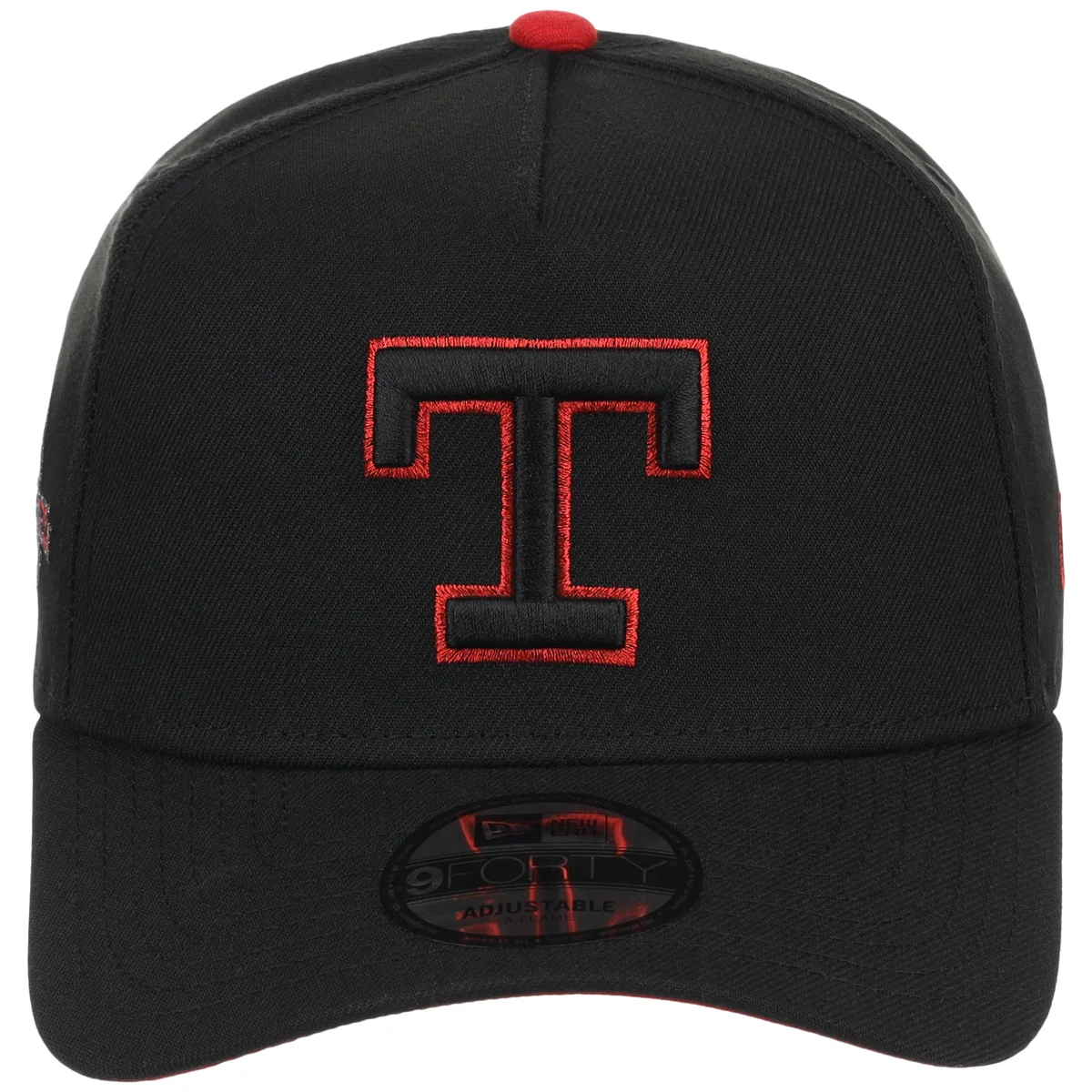 Texas Rangers MLB Midnight Massacre New Era 9FORTY detail view