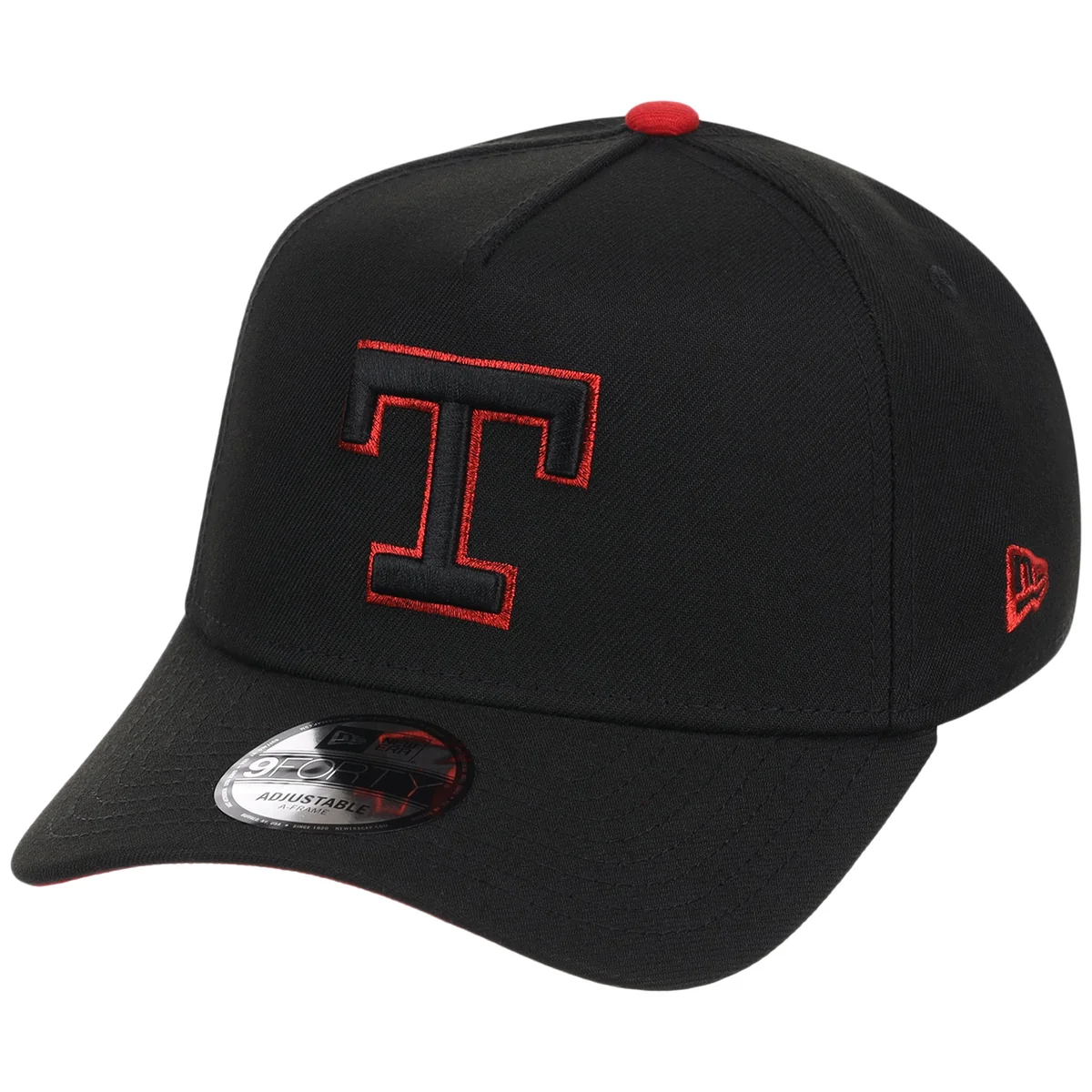 Texas Rangers MLB Midnight Massacre New Era 9FORTY detail view