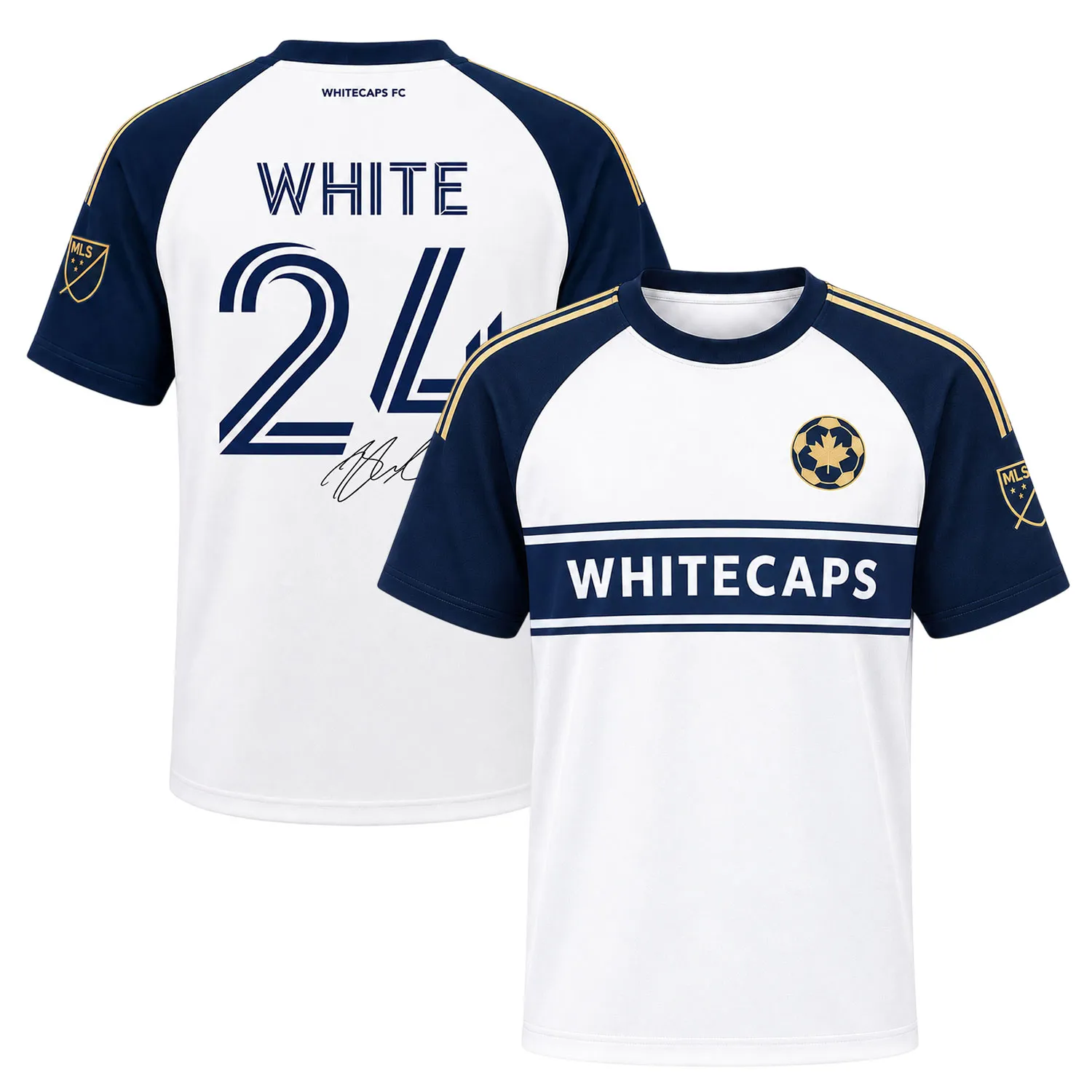 VWFC White Brian White Jersey Vibrant Wear
