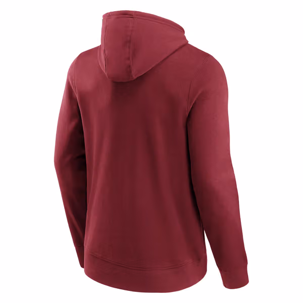 Colorado Avalanche Primary Logo NHL Hoodie Burgundy view 2