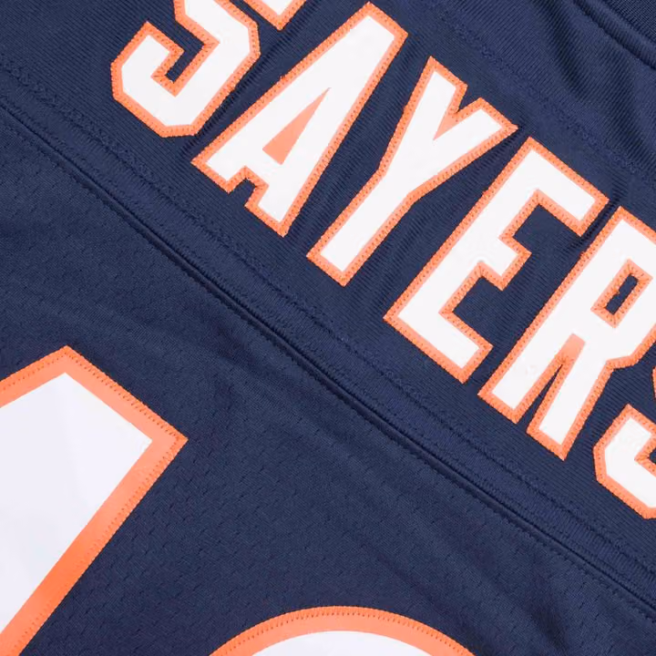 Gale Sayers #40 Chicago Bears Mitchell & Ness Throwback NFL Jersey Navy view 5