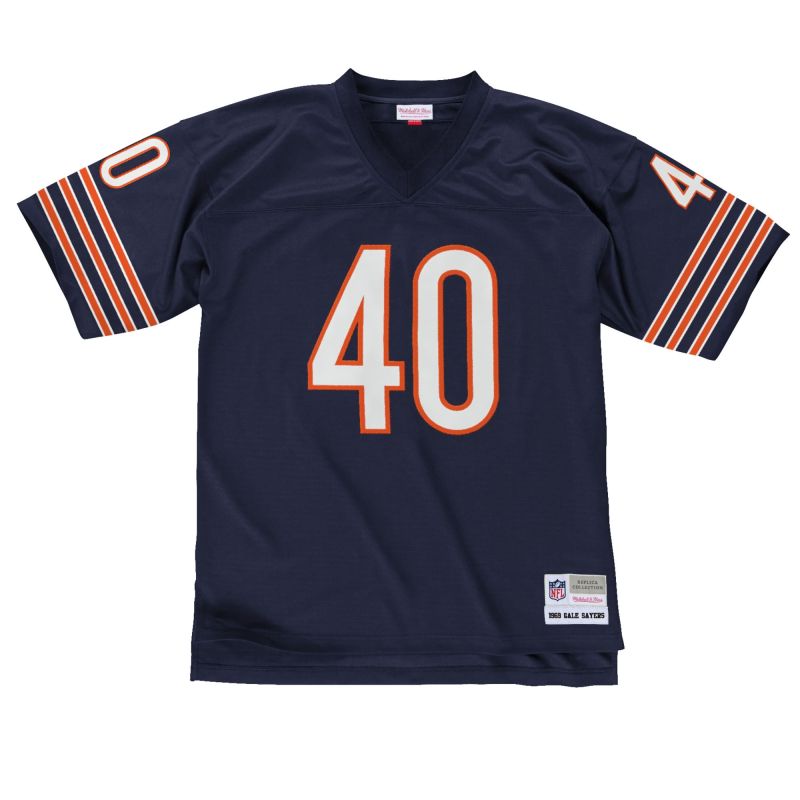 Gale Sayers #40 Chicago Bears Mitchell & Ness Throwback NFL Jersey Navy view 1