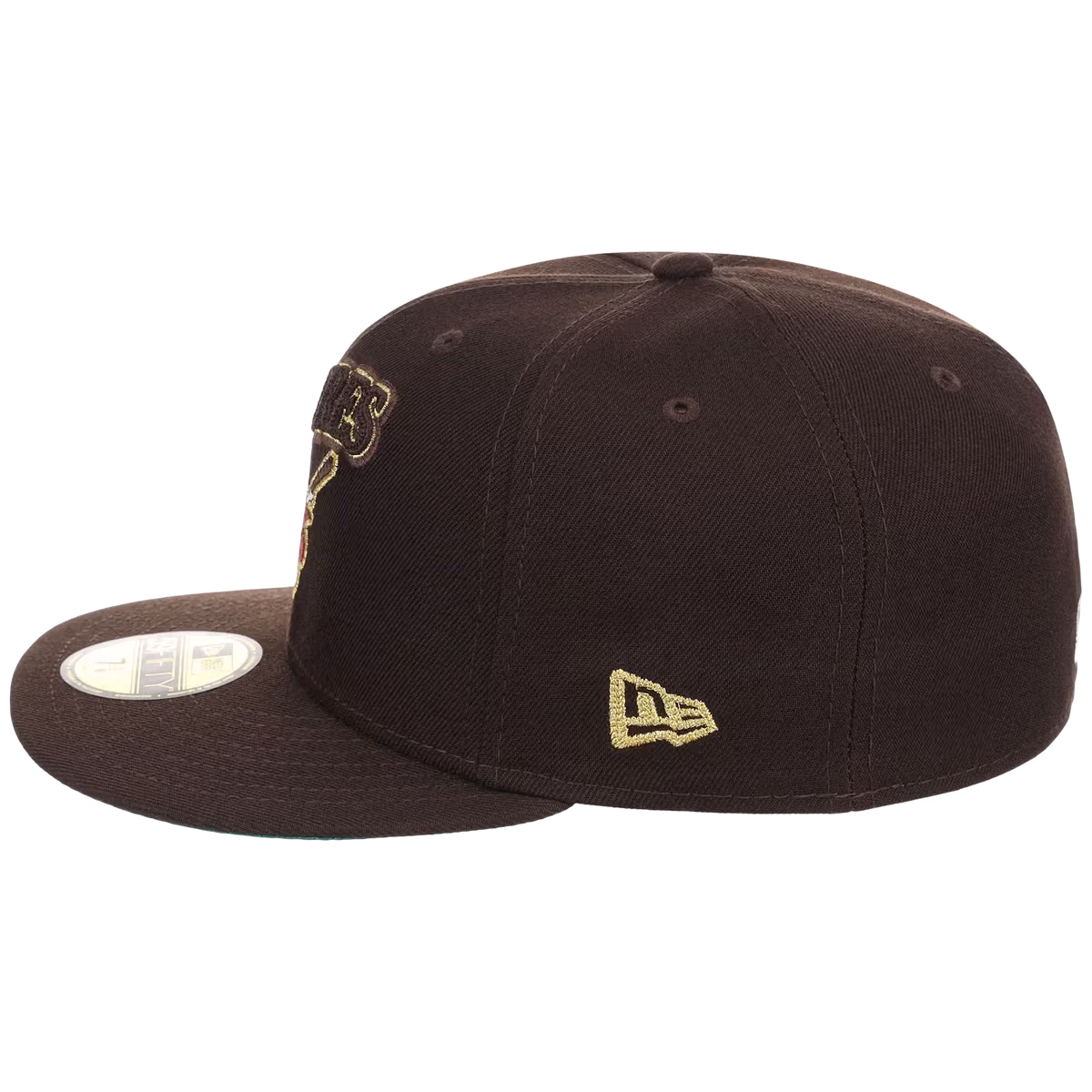 San Diego Padres San Diego Crown the City (Dark Brown/Dark Brown)New Era 59FIFTY detail view