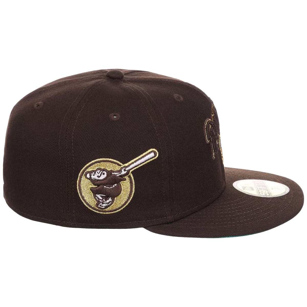 San Diego Padres San Diego Crown the City (Dark Brown/Dark Brown)New Era 59FIFTY detail view