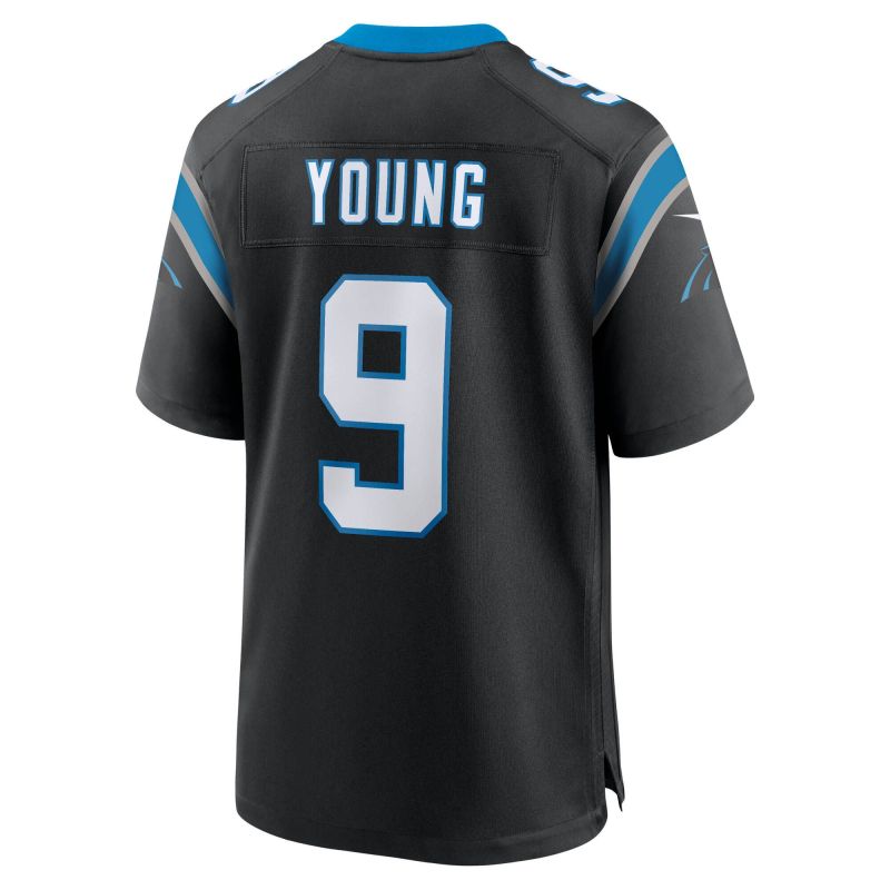 Bryce Young #9 Carolina Panthers Nike Game NFL Jersey Black view 3