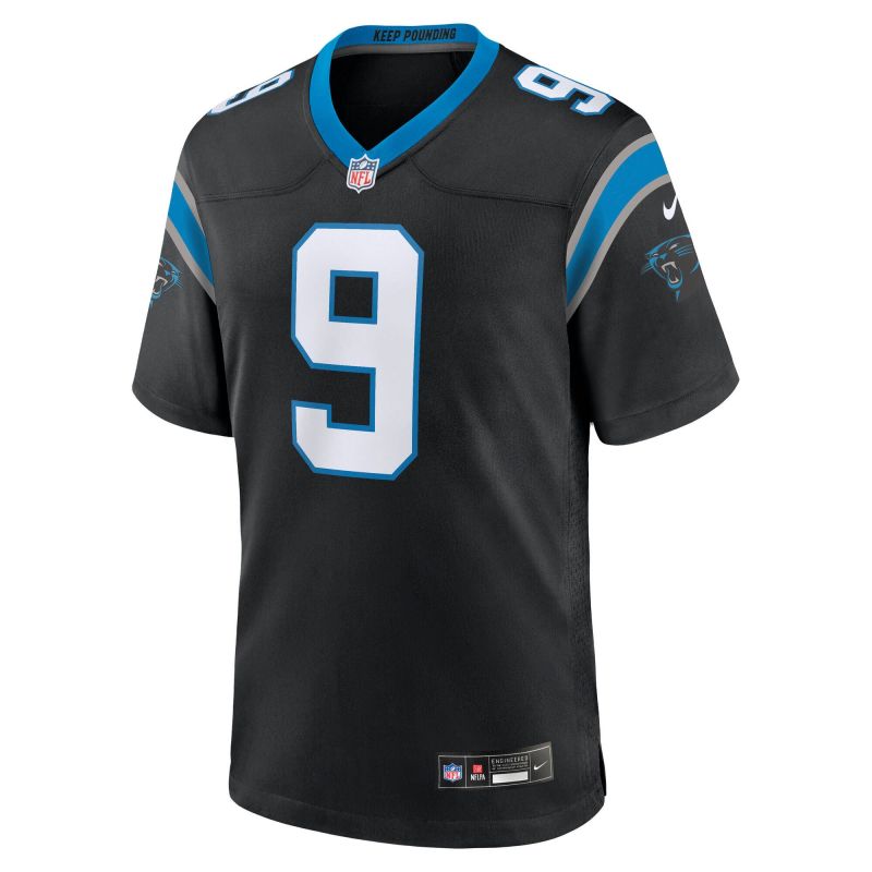 Bryce Young #9 Carolina Panthers Nike Game NFL Jersey Black view 2