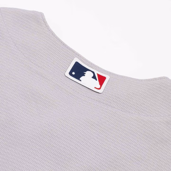 Boston Red Sox Replica MLB Road Jersey Grey view 5