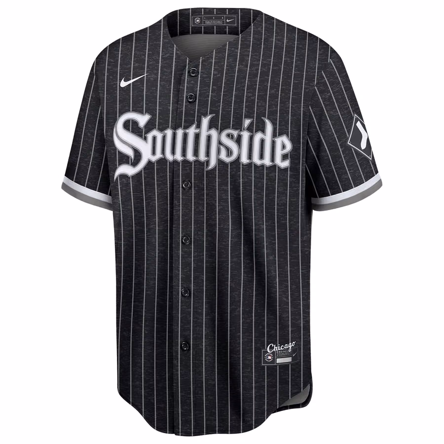 Chicago White Sox Nike City Connect MLB Jersey Pinstripe view 1