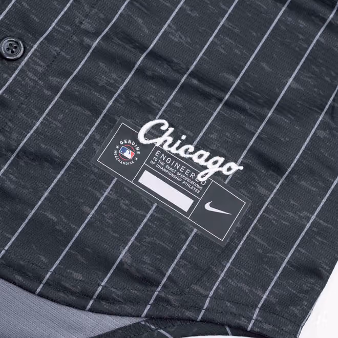 Chicago White Sox Nike City Connect MLB Jersey Pinstripe view 4