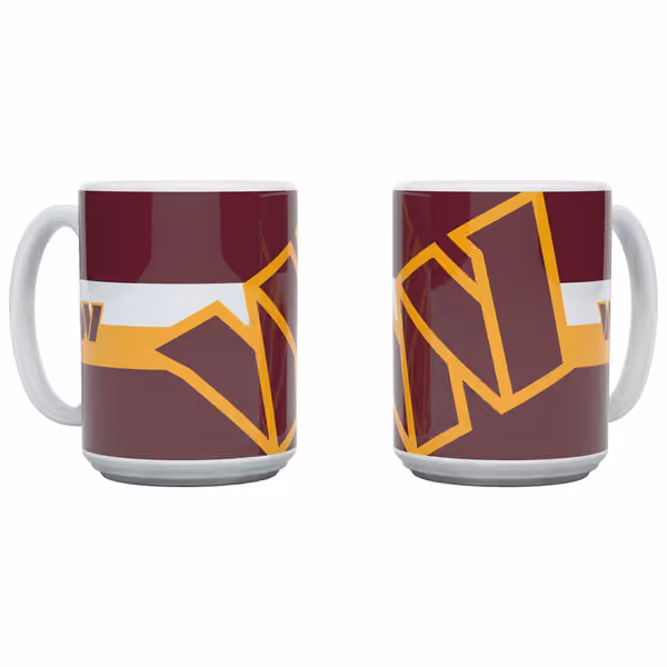 Washington Commanders Triple Logo Jumbo NFL Mug (450 ml) view 1