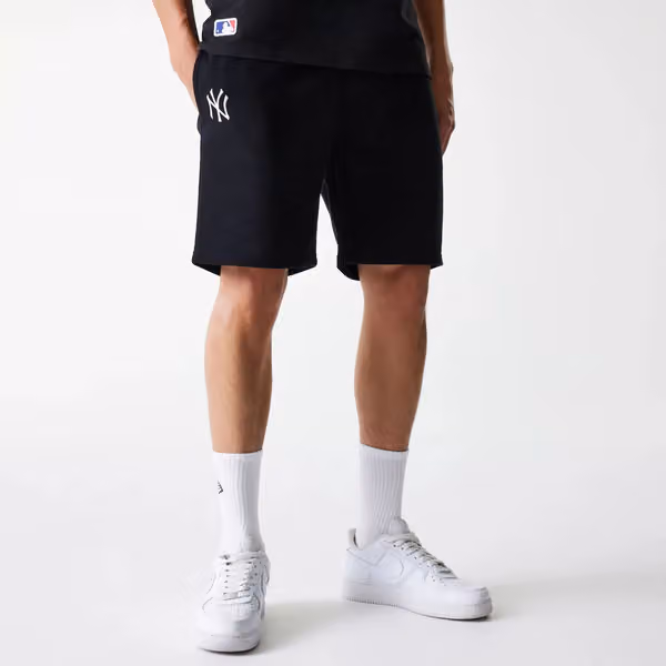 New York Yankees MLB Sweat Shorts Black view 1