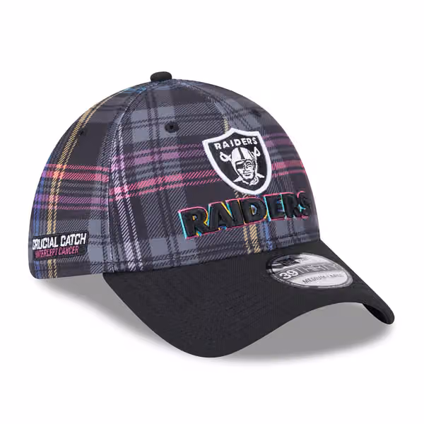 Las Vegas Raiders 2024 NFL Crucial Catch New Era 39THIRTY Flex Cap product photo