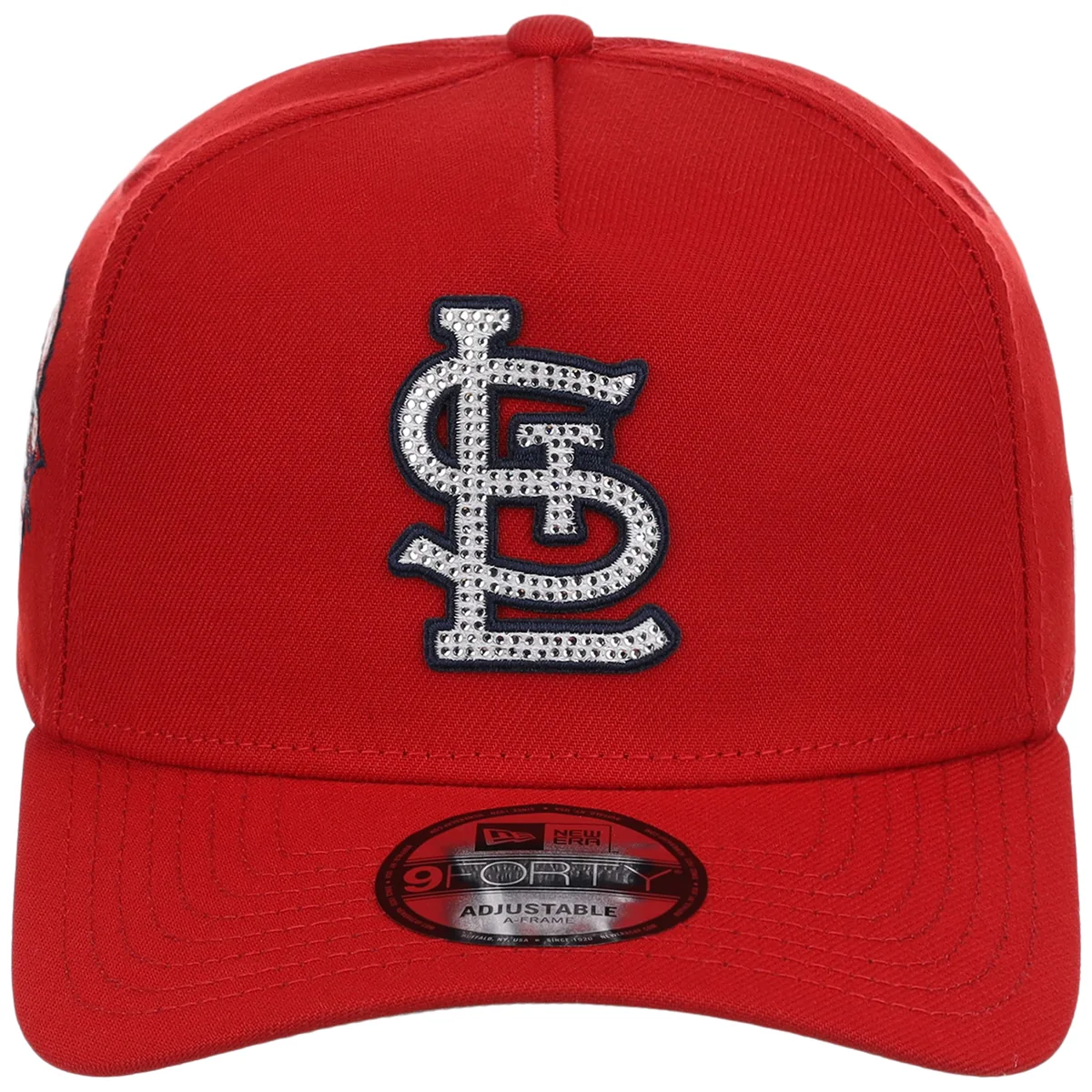 St. Louis Cardinals MLB Diamond Bling New Era 9FORTY A-Frame detail view