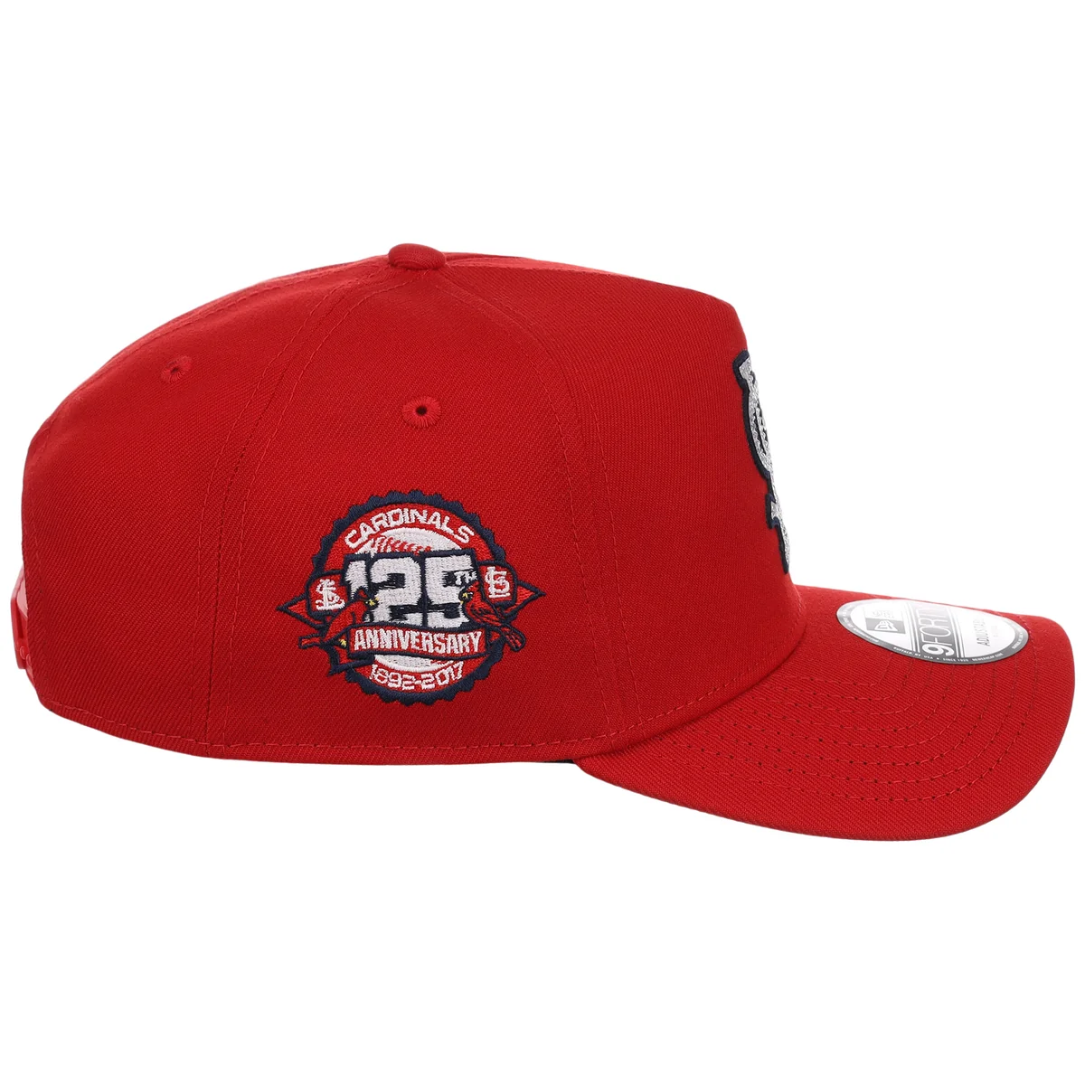 St. Louis Cardinals MLB Diamond Bling New Era 9FORTY A-Frame detail view