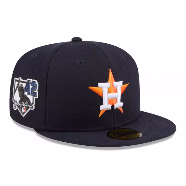 Houston Astros 2026 Jackie Robinson Day 59FIFTY Fitted Cap Navy product photo