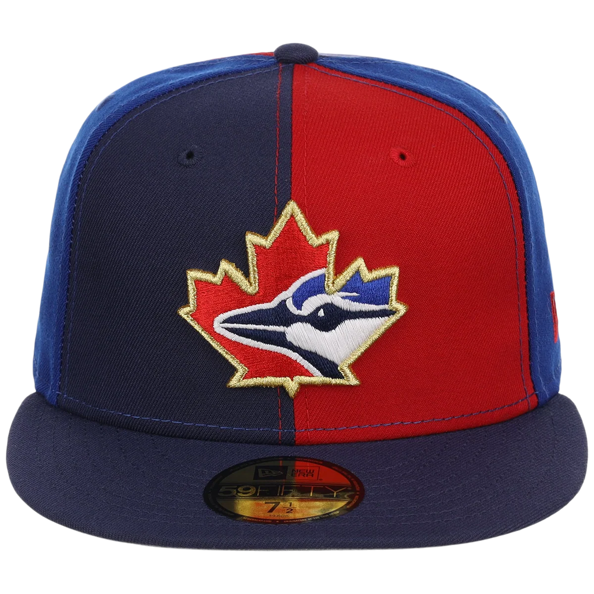 Toronto Blue Jays Toronto Crown the City - Pinwheel New Era 9FORTY (Multi/Navy) detail view