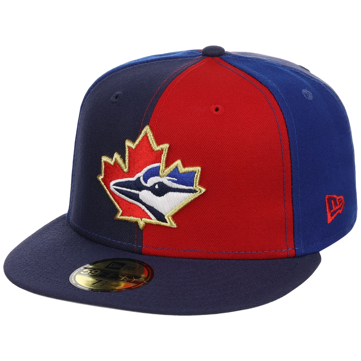 Toronto Blue Jays Toronto Crown the City - Pinwheel New Era 9FORTY (Multi/Navy) detail view