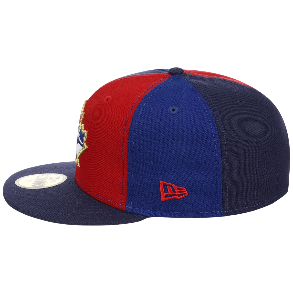 Toronto Blue Jays Toronto Crown the City - Pinwheel New Era 9FORTY (Multi/Navy) detail view
