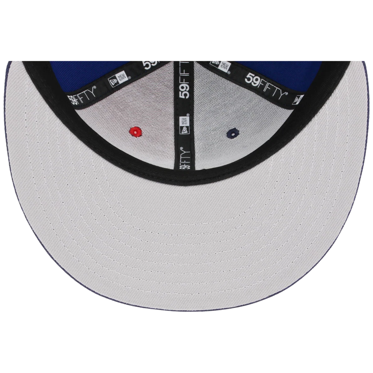 Toronto Blue Jays Toronto Crown the City - Pinwheel New Era 9FORTY (Multi/Navy) back view