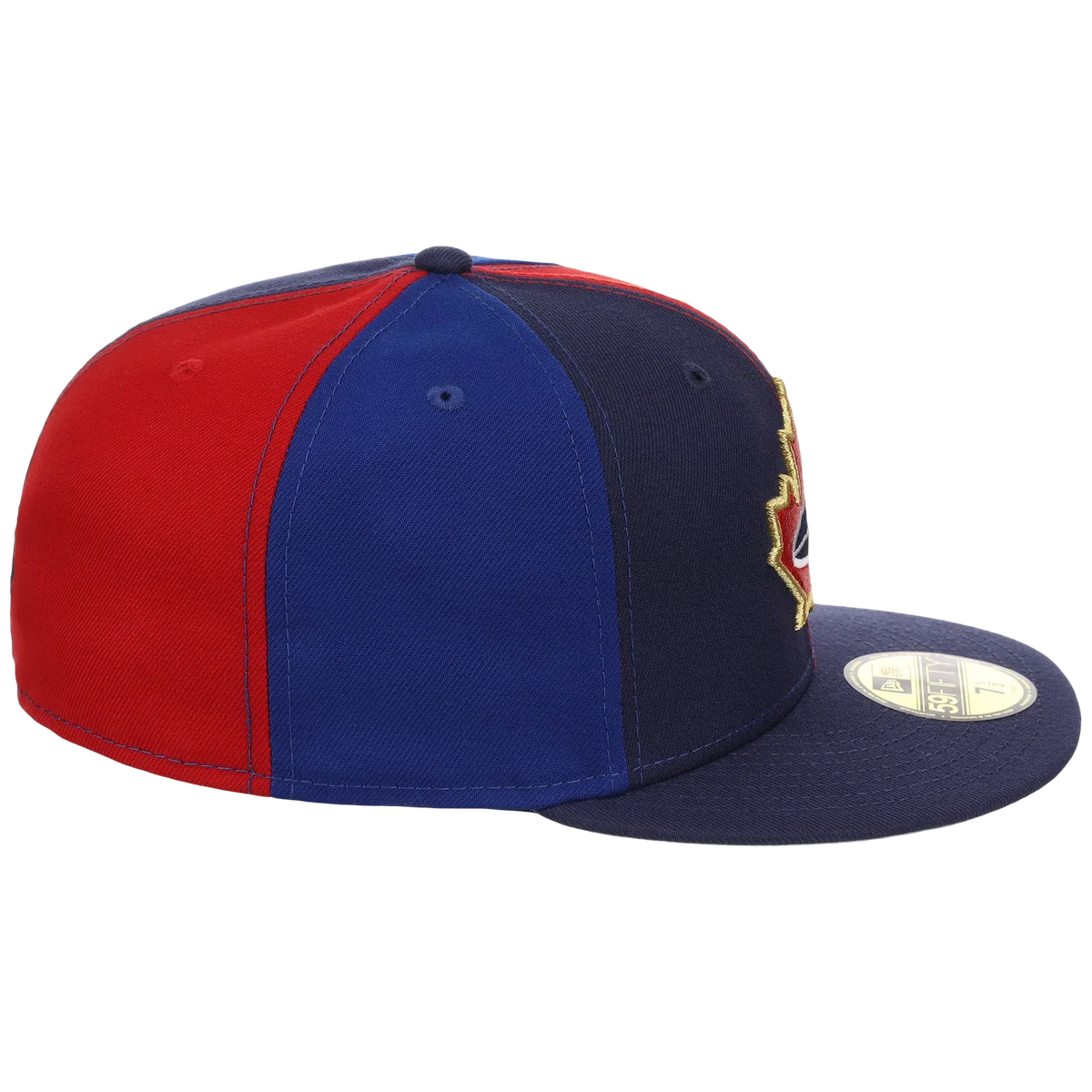 Toronto Blue Jays Toronto Crown the City - Pinwheel New Era 9FORTY (Multi/Navy) detail view