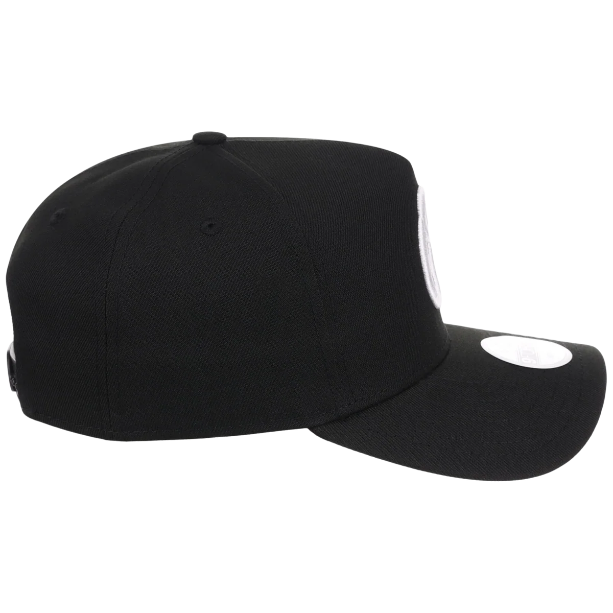 Baltimore Orioles Women's New Era 9FORTY Black A-Frame detail view