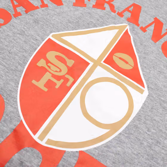 San Francisco 49ers Nike Funky Throwback NFL T-Shirt Gray view 3