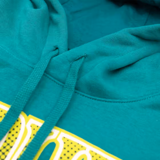 Miami Dolphins Throwback Full Blitz Club NFL Hoodie Aqua view 4