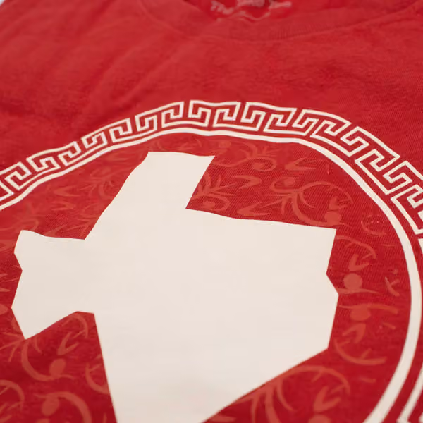 Texas Rangers City Connect Secondary MLB T-Shirt Red view 3