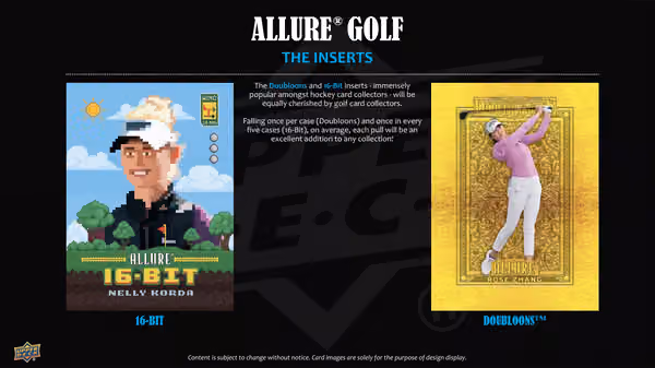 2026 Upper Deck Allure Golf Hobby Box view 5