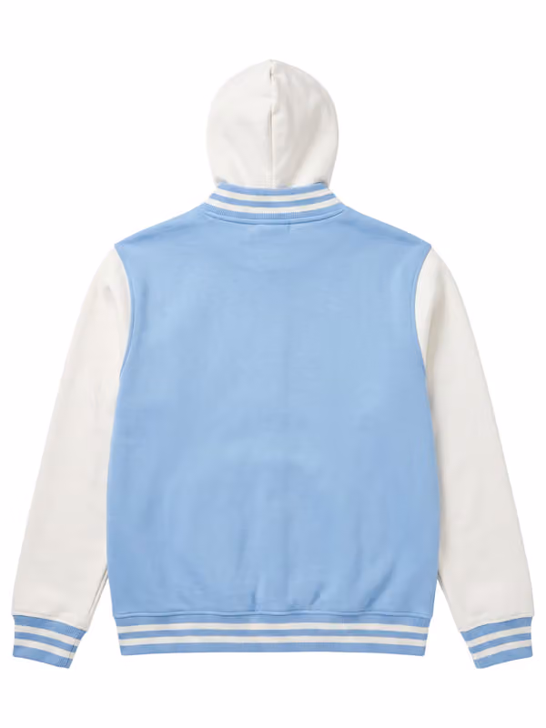 Philadelphia Phillies Letterman Hooded MLB Jacket Blue view 2