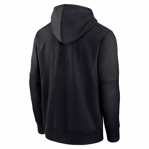 Tampa Bay Rays City Connect 2026 MLB Authentic Therma Hoodie Black view 2