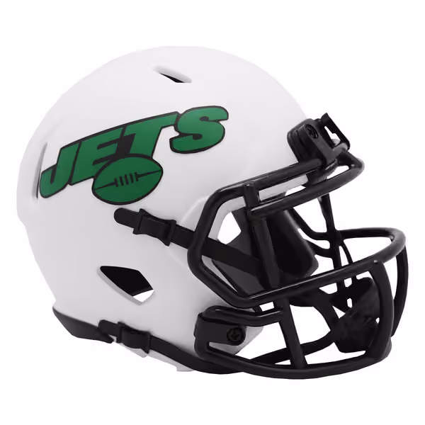 New York Jets Lunar Eclipse NFL Speed Mini Helmet view 1