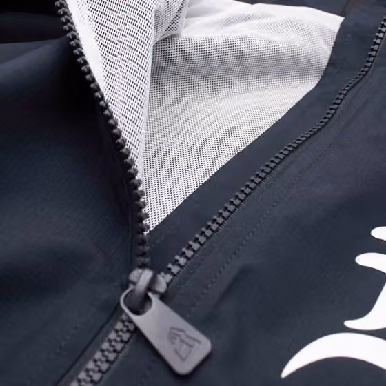Detroit Tigers MLB Quarter Zip Windbreaker Jacket Navy view 4