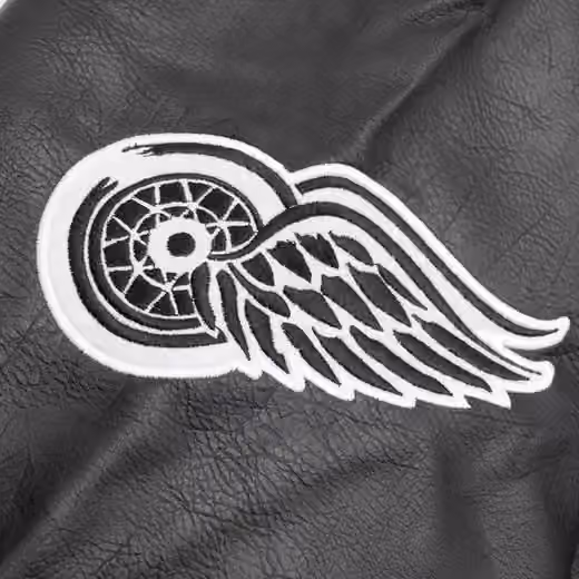 Detroit Red Wings First Rounder Starter NHL Varsity Wool Jacket view 6