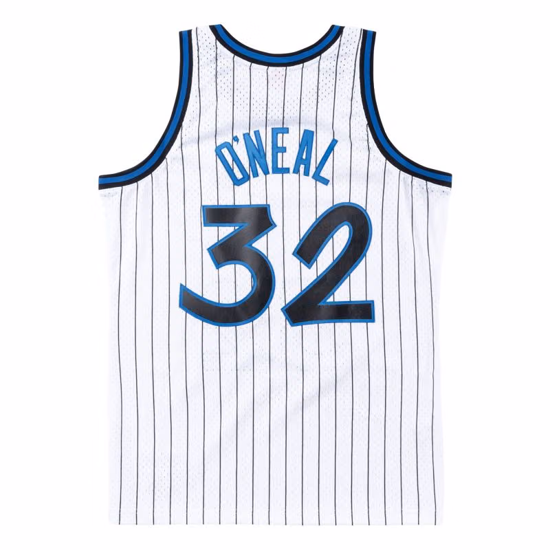 Shaq O'Neal #32 Orlando Magic 1993-94 Mitchell & Ness Swingman NBA Jersey White view 2