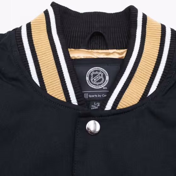 Vegas Golden Knights G-III Tailback NHL Varsity Jacket Black view 5