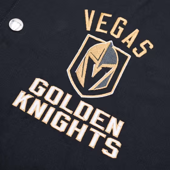 Vegas Golden Knights G-III Tailback NHL Varsity Jacket Black view 3