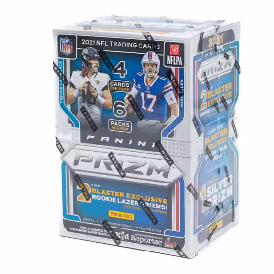 2021 Panini Prizm NFL Football Blaster Box view 1