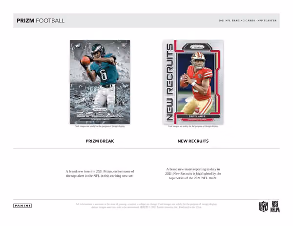 2021 Panini Prizm NFL Football Blaster Box view 4