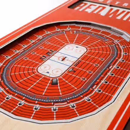 Detroit Red Wings 3D Stadium NHL Banner view 2