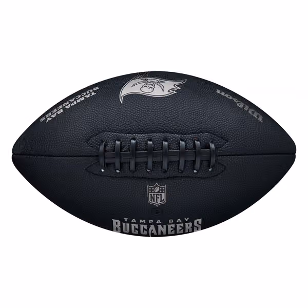 Tampa Bay Buccaneers Wilson Metallic Premiere Full Size NFL Football view 3