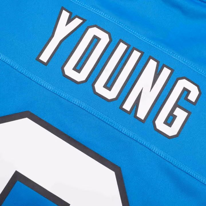 Bryce Young #9 Carolina Panthers Nike Game NFL Jersey Blue view 4