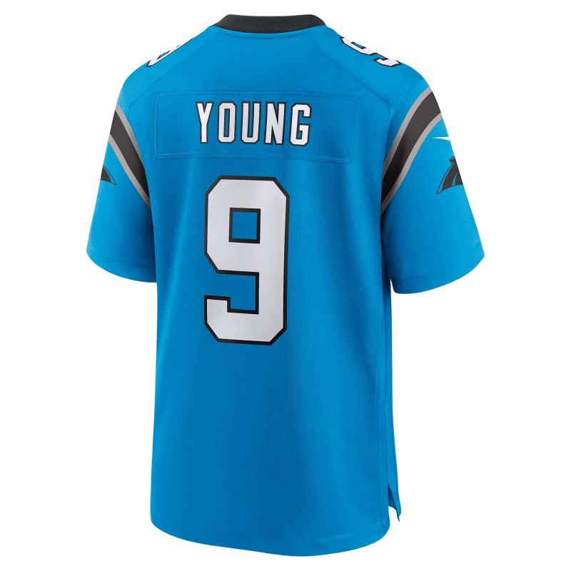 Bryce Young #9 Carolina Panthers Nike Game NFL Jersey Blue view 2