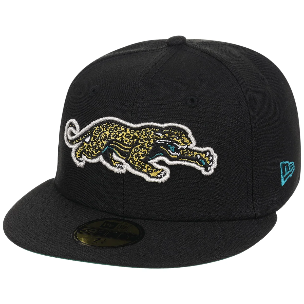 Jacksonville Jaguars NFL Black Dome New Era 59FIFTY detail view