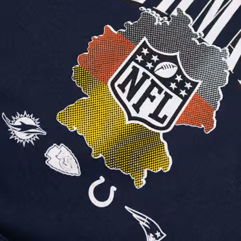 2023 NFL Frankfurt Games NFL Shield Germany Hoodie view 3