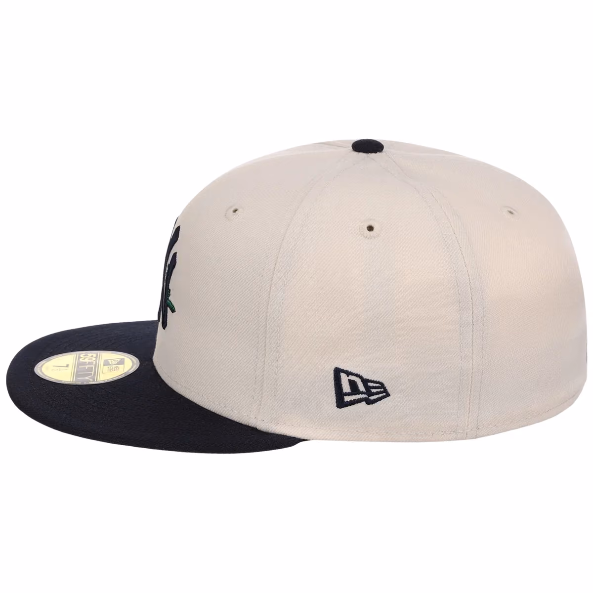 New York Yankees 'Concrete Roses' New Era 59FIFTY (Cream/Navy) detail view